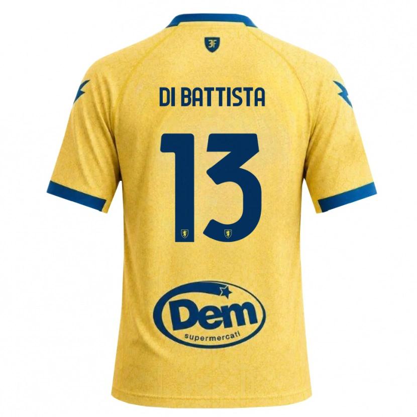 Danxen Mujer Camiseta Cristiano Di Battista #13 Caqui Negro Azul 1ª Equipación 2026/27 La Camisa