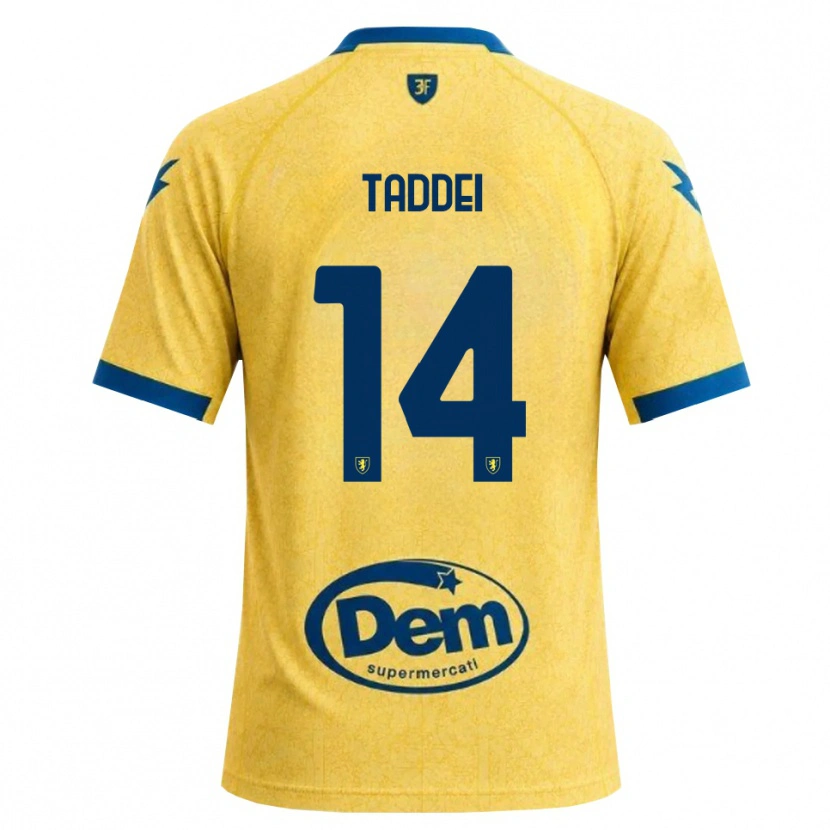 Danxen Mujer Camiseta Leonardo Taddei #14 Caqui Negro Azul 1ª Equipación 2026/27 La Camisa