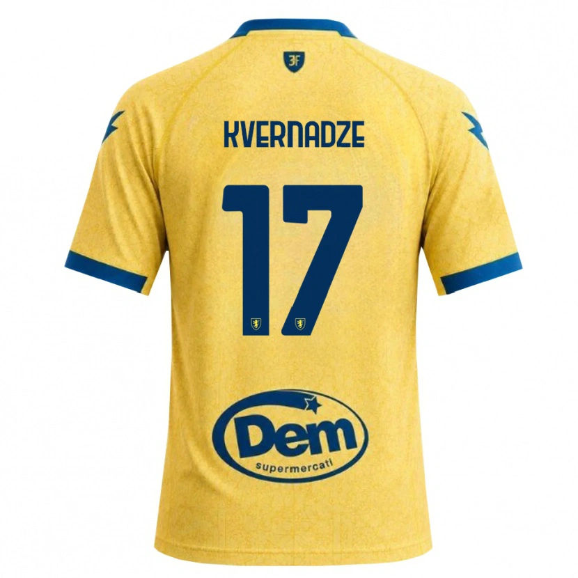 Danxen Mujer Camiseta Giorgi Kvernadze #17 Caqui Negro Azul 1ª Equipación 2026/27 La Camisa