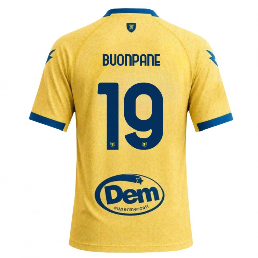 Danxen Mujer Camiseta Davide Buonpane #19 Caqui Negro Azul 1ª Equipación 2026/27 La Camisa