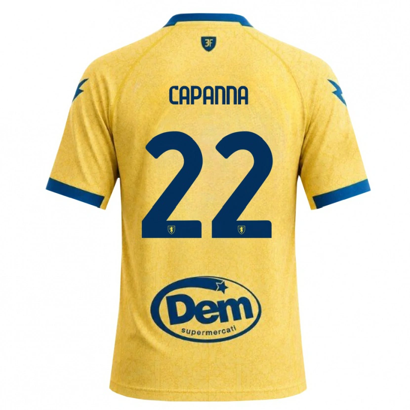 Danxen Mujer Camiseta Tommaso Capanna #22 Caqui Negro Azul 1ª Equipación 2026/27 La Camisa