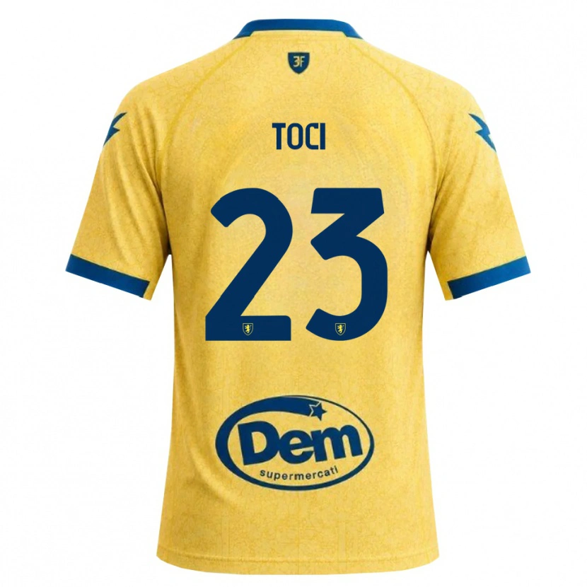 Danxen Mujer Camiseta Matteo Toci #23 Caqui Negro Azul 1ª Equipación 2026/27 La Camisa