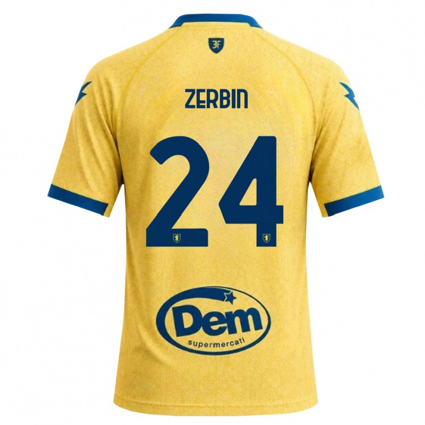 Danxen Mujer Camiseta Alessio Zerbin #24 Caqui Negro Azul 1ª Equipación 2026/27 La Camisa