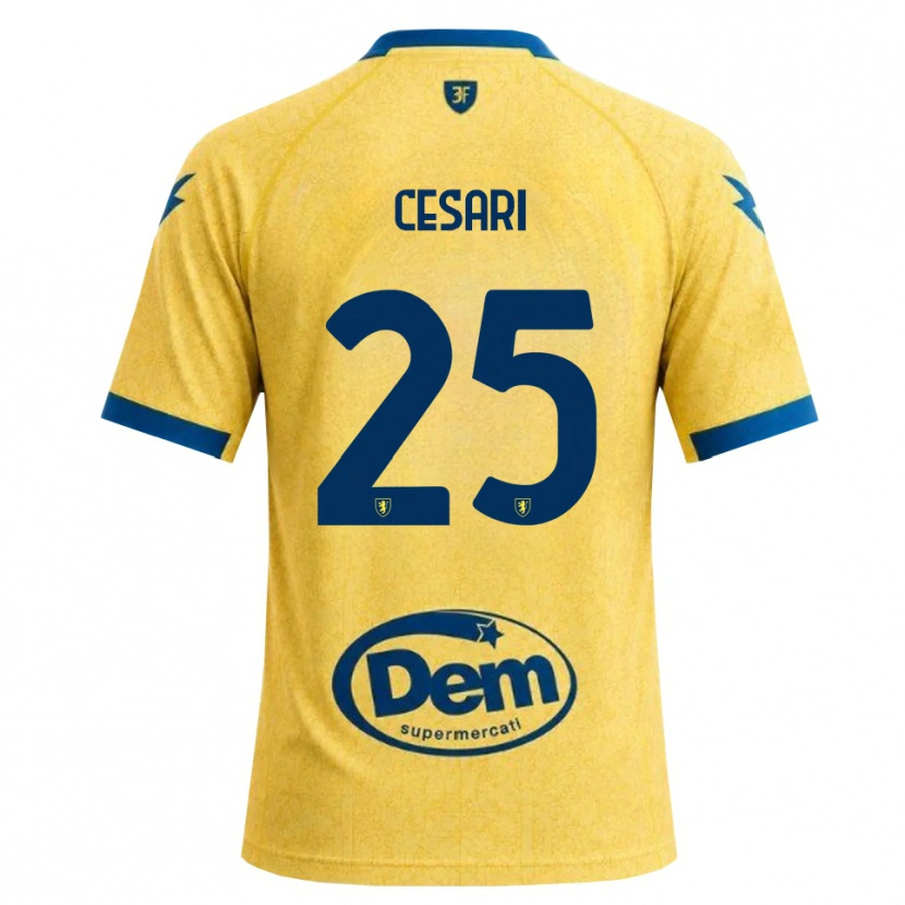 Danxen Mujer Camiseta Nicolò Cesari #25 Caqui Negro Azul 1ª Equipación 2026/27 La Camisa