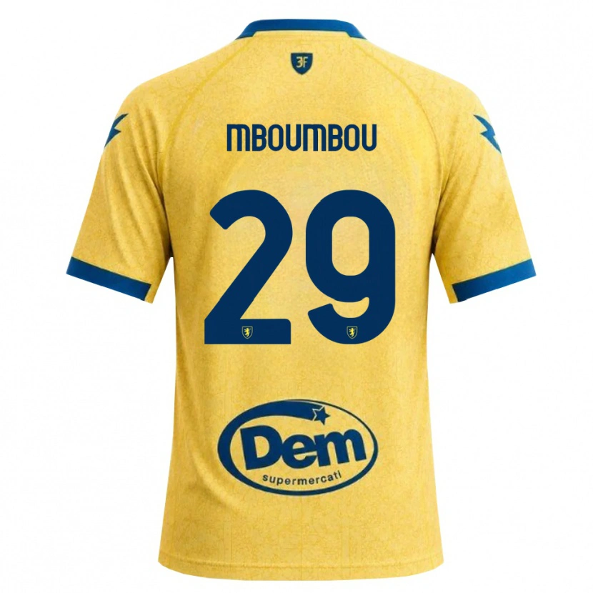 Danxen Mujer Camiseta Arnaud Mboumbou #29 Caqui Negro Azul 1ª Equipación 2026/27 La Camisa