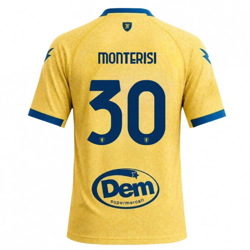 Danxen Mujer Camiseta Ilario Monterisi #30 Caqui Negro Azul 1ª Equipación 2026/27 La Camisa