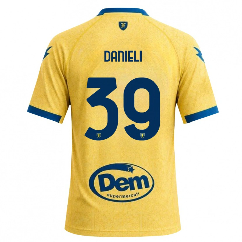 Danxen Mujer Camiseta Alessio Danieli #39 Caqui Negro Azul 1ª Equipación 2026/27 La Camisa