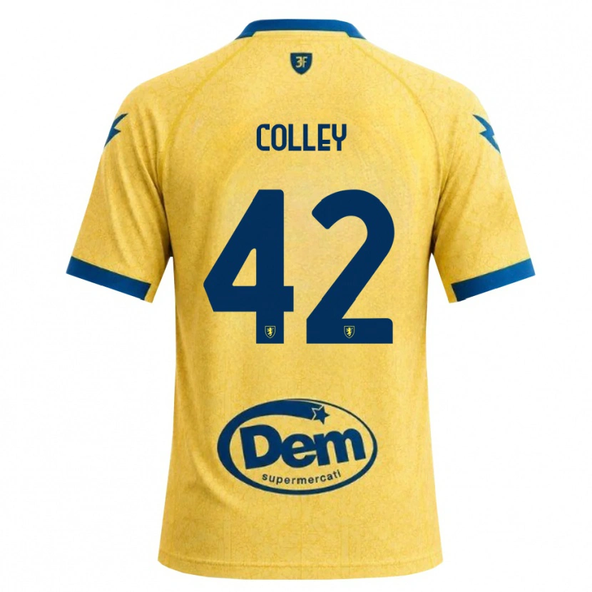 Danxen Mujer Camiseta Muhammed Colley #42 Caqui Negro Azul 1ª Equipación 2026/27 La Camisa