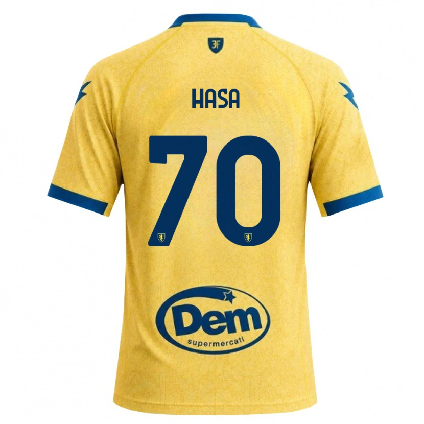 Danxen Mujer Camiseta Luis Hasa #70 Caqui Negro Azul 1ª Equipación 2026/27 La Camisa