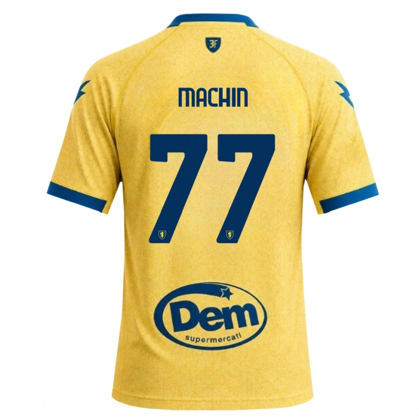 Danxen Mujer Camiseta José Machín #77 Caqui Negro Azul 1ª Equipación 2026/27 La Camisa