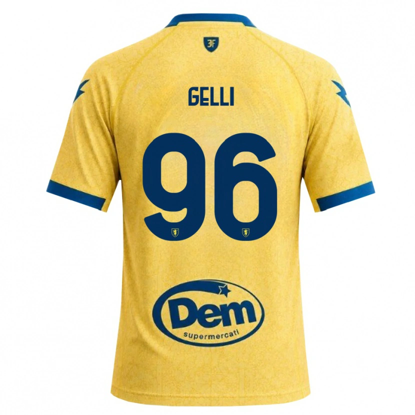Danxen Mujer Camiseta Francesco Gelli #96 Caqui Negro Azul 1ª Equipación 2026/27 La Camisa