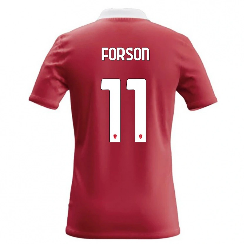 Danxen Mujer Camiseta Omari Forson #11 Rojo Blanco 1ª Equipación 2026/27 La Camisa