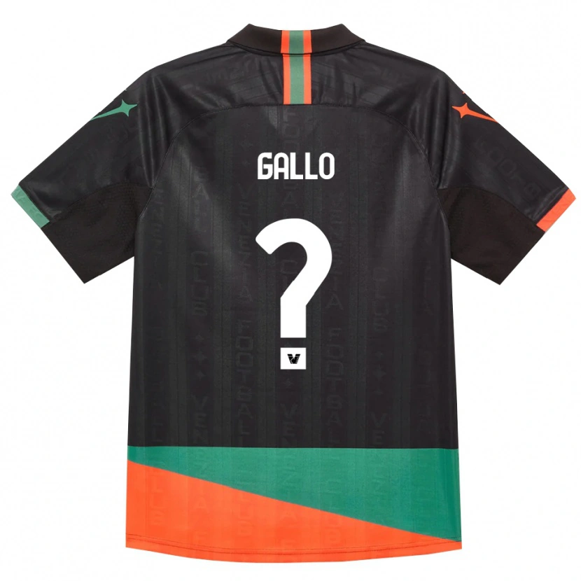 Danxen Mujer Camiseta Thomas Gallo #0 Negro Naranja Verde 1ª Equipación 2026/27 La Camisa