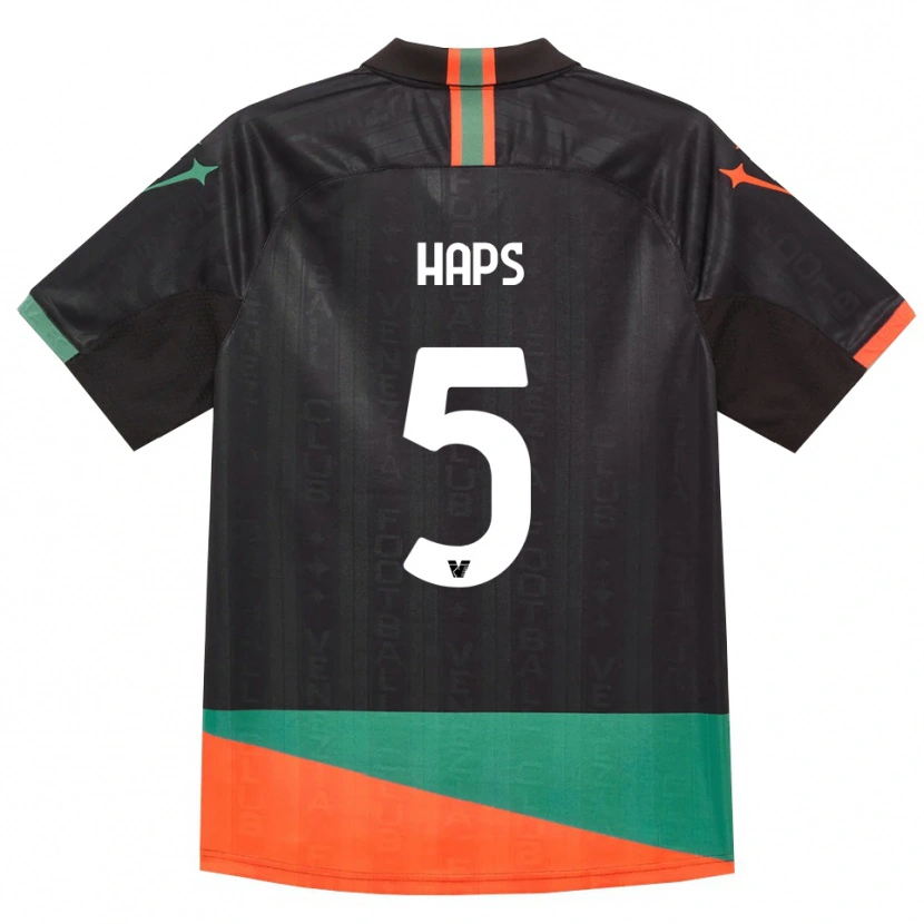Danxen Mujer Camiseta Ridgeciano Haps #5 Negro Naranja Verde 1ª Equipación 2026/27 La Camisa