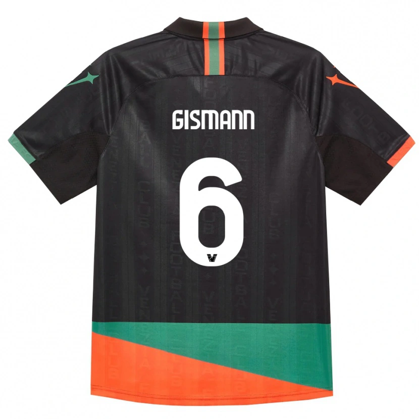 Danxen Mujer Camiseta Lynn Gismann #6 Negro Naranja Verde 1ª Equipación 2026/27 La Camisa