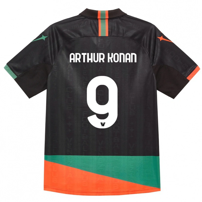 Danxen Mujer Camiseta Demoye Arthur Konan #9 Negro Naranja Verde 1ª Equipación 2026/27 La Camisa