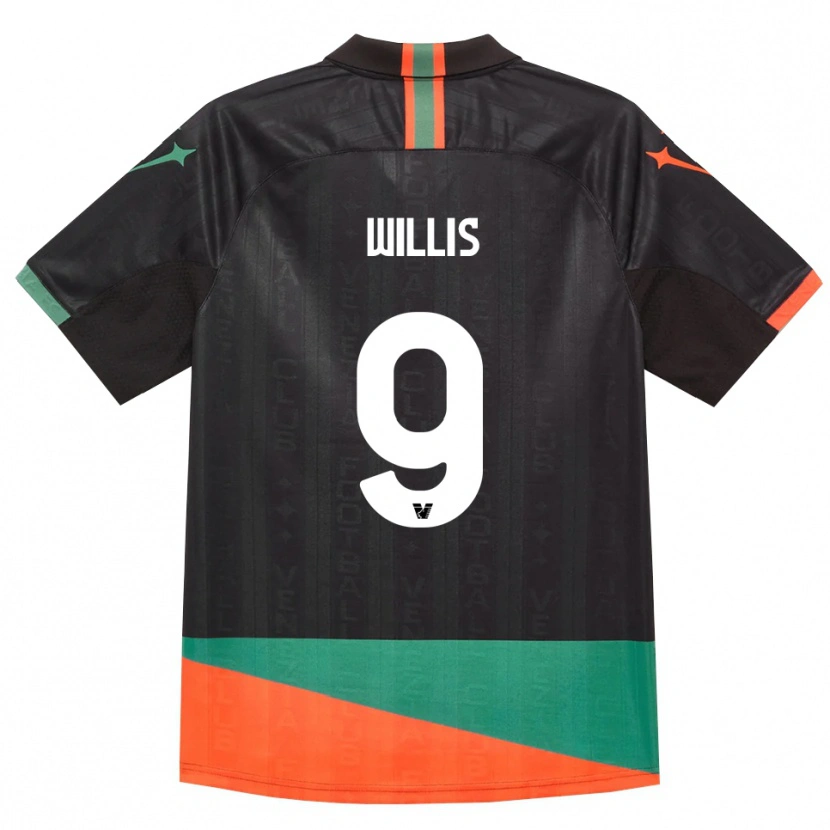 Danxen Mujer Camiseta Kailey Willis #9 Negro Naranja Verde 1ª Equipación 2026/27 La Camisa