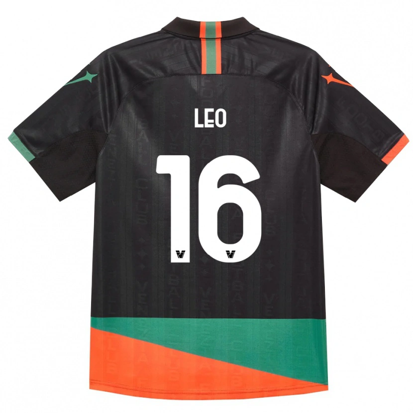 Danxen Mujer Camiseta Andrea Leo #16 Negro Naranja Verde 1ª Equipación 2026/27 La Camisa