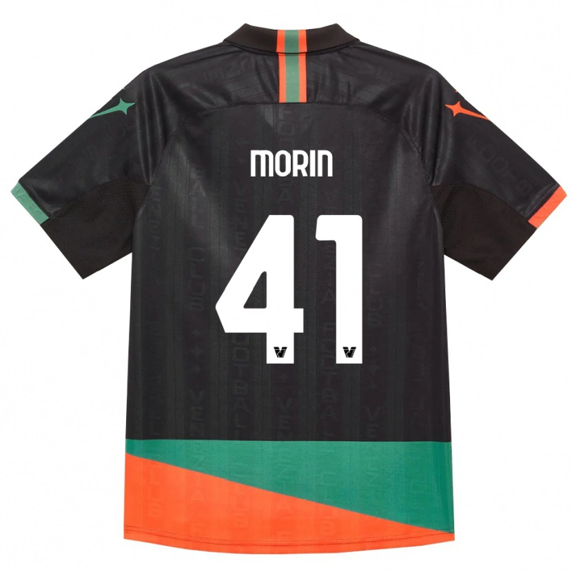 Danxen Mujer Camiseta Elena Morin #41 Negro Naranja Verde 1ª Equipación 2026/27 La Camisa