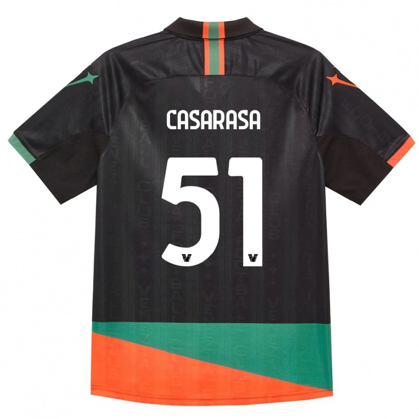 Danxen Mujer Camiseta Asia Casarasa #51 Negro Naranja Verde 1ª Equipación 2026/27 La Camisa