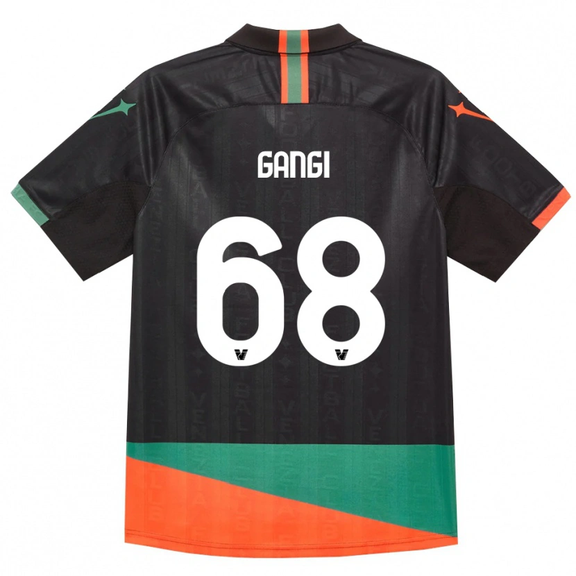 Danxen Mujer Camiseta Chiara Gangi #68 Negro Naranja Verde 1ª Equipación 2026/27 La Camisa
