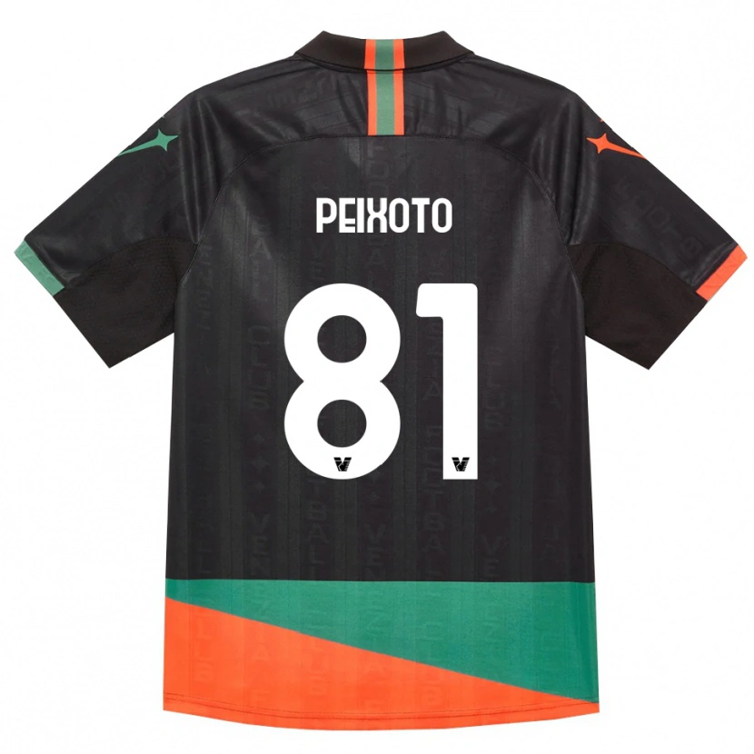 Danxen Mujer Camiseta Afonso Peixoto #81 Negro Naranja Verde 1ª Equipación 2026/27 La Camisa