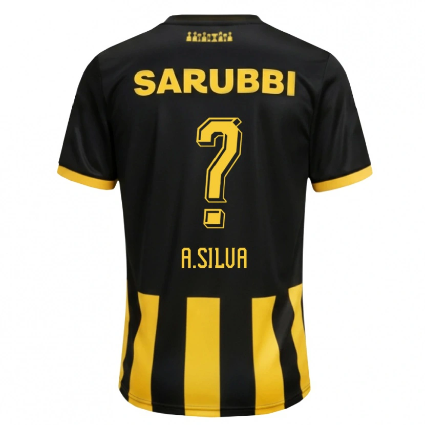 Danxen Mujer Camiseta Ademir Silva #0 Negro Amarillo 1ª Equipación 2026/27 La Camisa