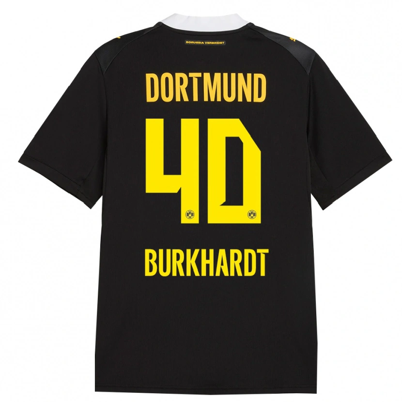 Danxen Mujer Camiseta Till Burkhardt #40 Negro Rojo Amarillo 2ª Equipación 2026/27 La Camisa