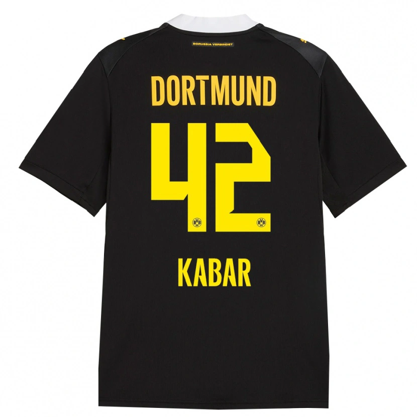 Danxen Mujer Camiseta Almugera Kabar #42 Negro Rojo Amarillo 2ª Equipación 2026/27 La Camisa