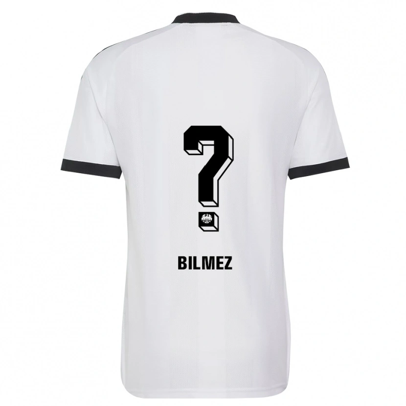 Danxen Mujer Camiseta Attila Bilmez #0 Blanco Negro 2ª Equipación 2026/27 La Camisa
