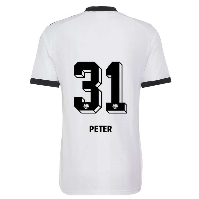 Danxen Mujer Camiseta Henrik Peter #31 Blanco Negro 2ª Equipación 2026/27 La Camisa