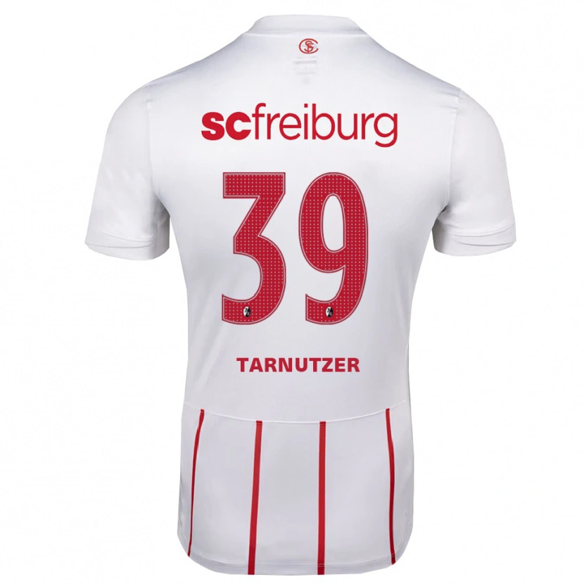 Danxen Mujer Camiseta Rouven Tarnutzer #39 Blanco Rojo Amarillo 2ª Equipación 2026/27 La Camisa