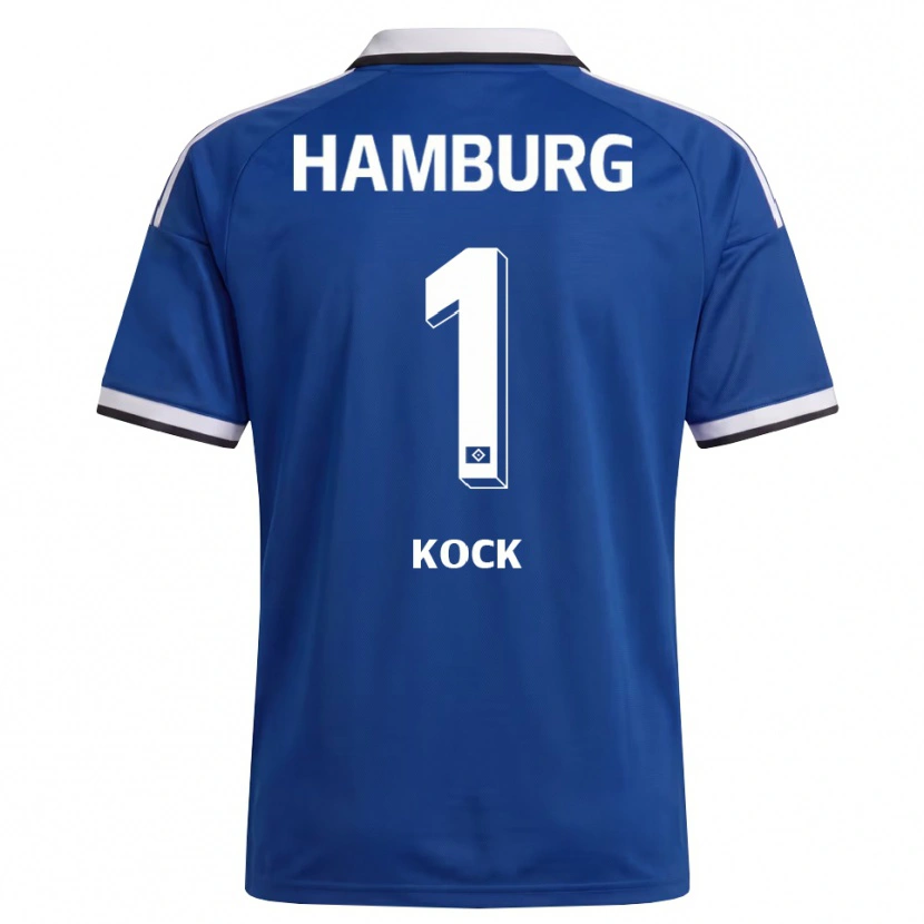 Danxen Mujer Camiseta Nelio Kock #1 Blanco Azul 2ª Equipación 2026/27 La Camisa
