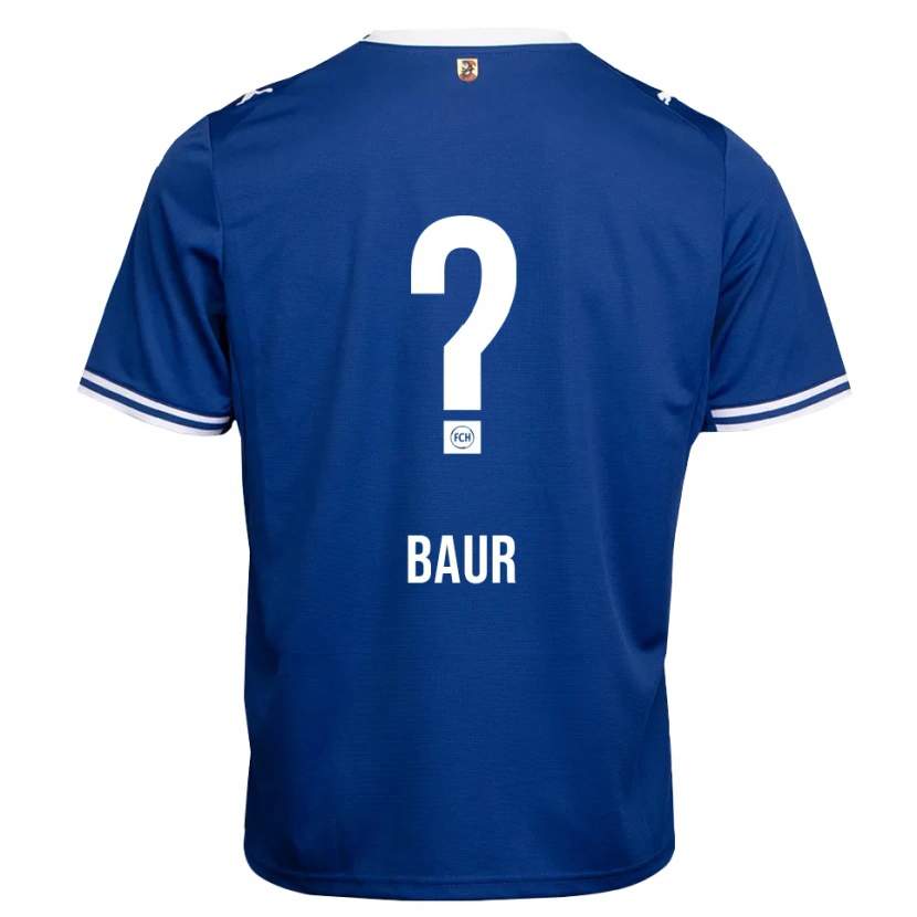 Danxen Mujer Camiseta Martin Baur #0 Azul Real Blanco 2ª Equipación 2026/27 La Camisa