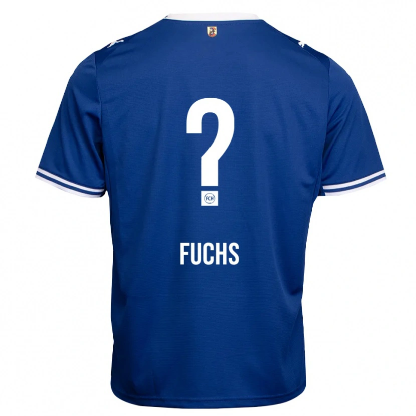 Danxen Mujer Camiseta Max Fuchs #0 Azul Real Blanco 2ª Equipación 2026/27 La Camisa