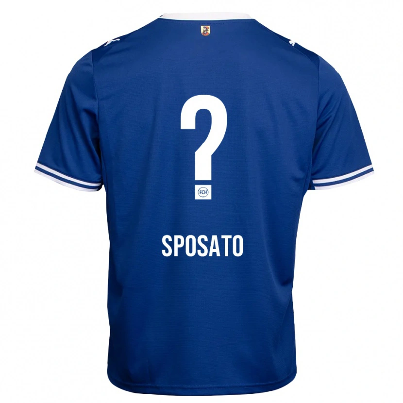 Danxen Mujer Camiseta Lennard Sposato #0 Azul Real Blanco 2ª Equipación 2026/27 La Camisa