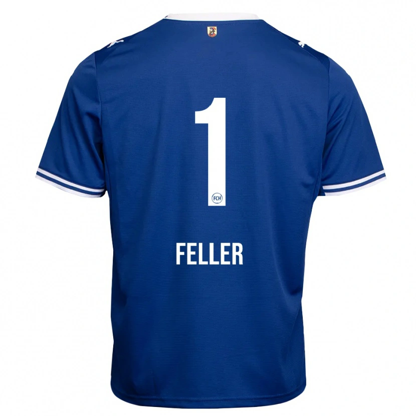 Danxen Mujer Camiseta Frank Feller #1 Azul Real Blanco 2ª Equipación 2026/27 La Camisa