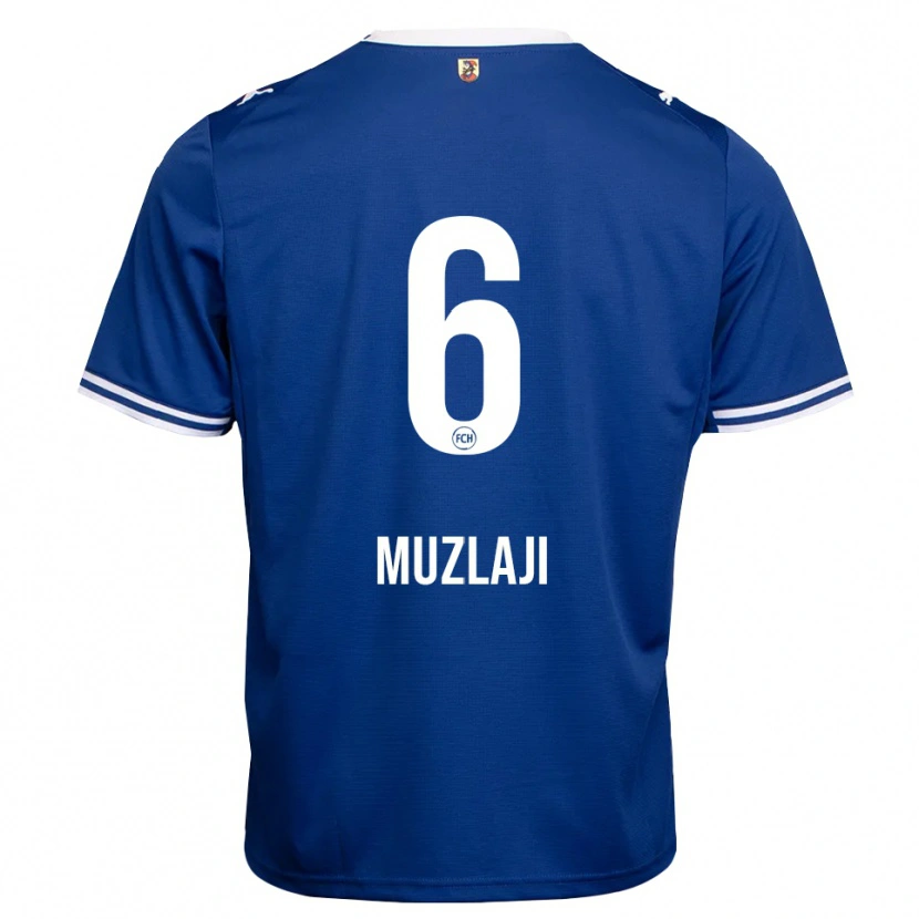 Danxen Mujer Camiseta Saleem Muzlaji #6 Azul Real Blanco 2ª Equipación 2026/27 La Camisa