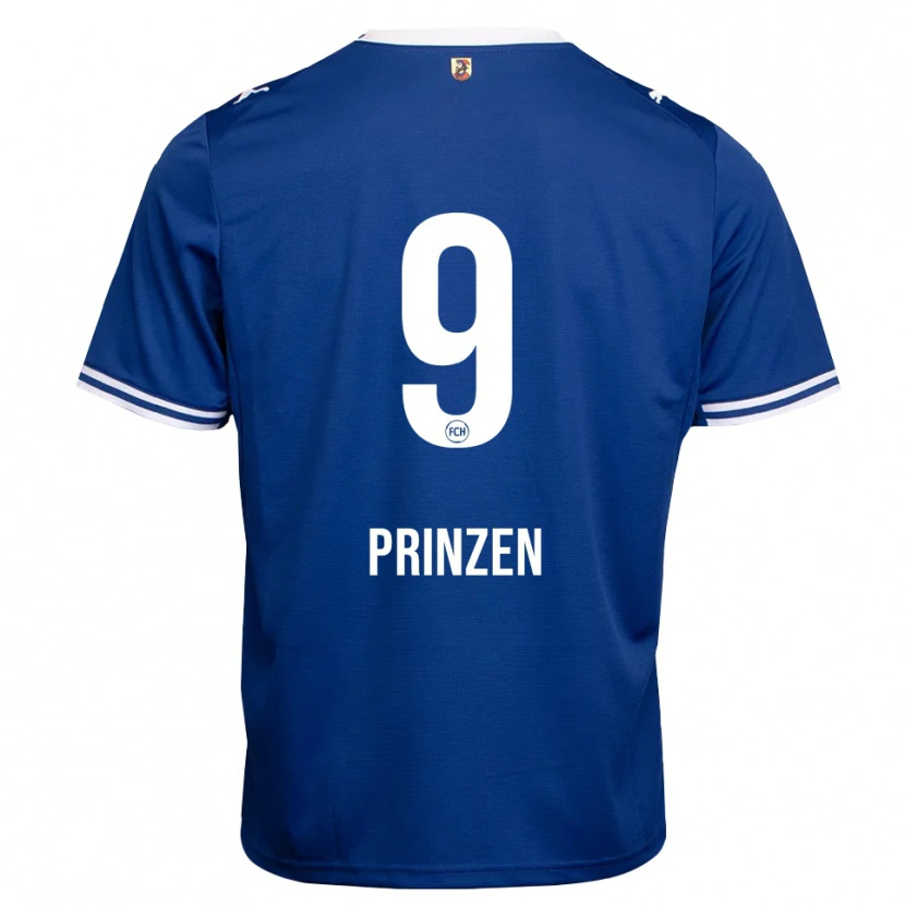 Danxen Mujer Camiseta Marlon Prinzen #9 Azul Real Blanco 2ª Equipación 2026/27 La Camisa