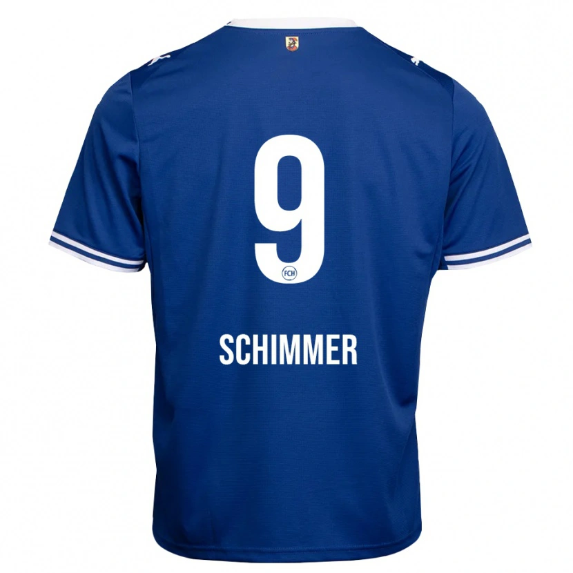 Danxen Mujer Camiseta Stefan Schimmer #9 Azul Real Blanco 2ª Equipación 2026/27 La Camisa