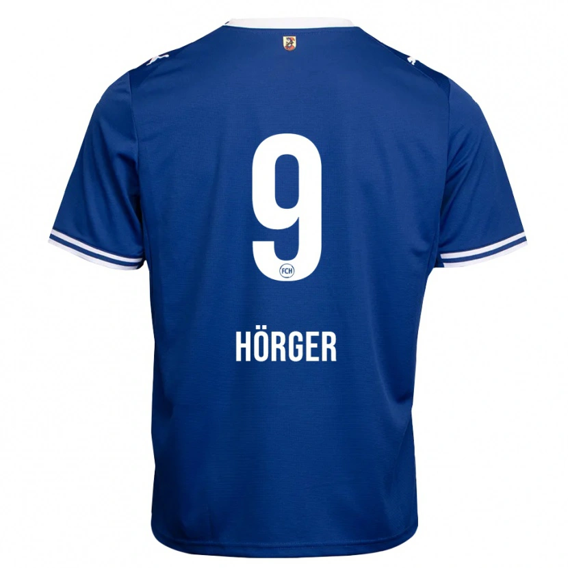 Danxen Mujer Camiseta Verena Hörger #9 Azul Real Blanco 2ª Equipación 2026/27 La Camisa