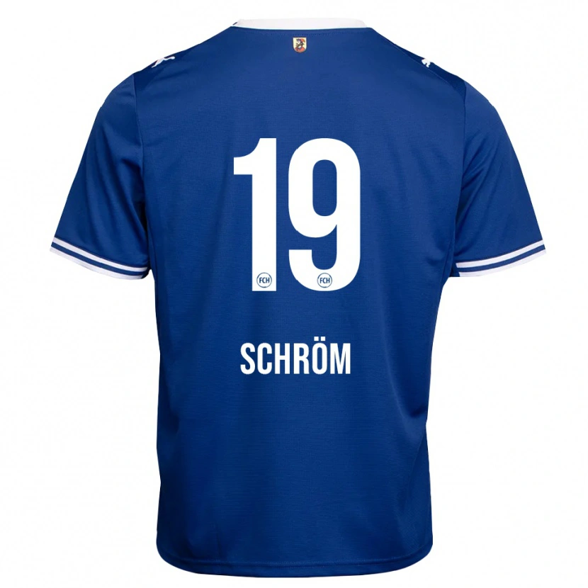 Danxen Mujer Camiseta Aline Schröm #19 Azul Real Blanco 2ª Equipación 2026/27 La Camisa