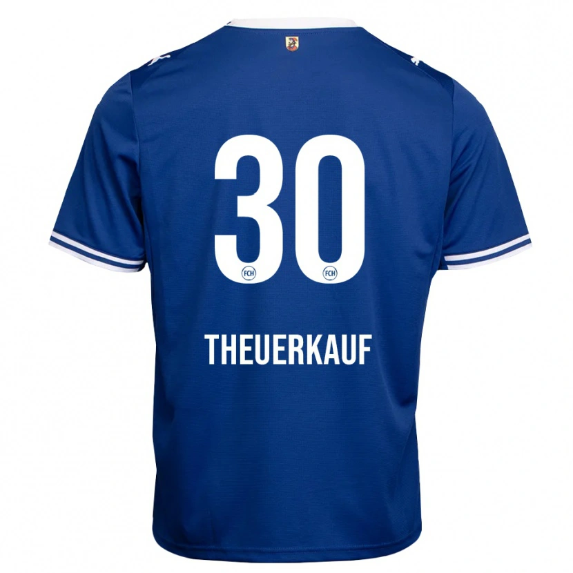 Danxen Mujer Camiseta Norman Theuerkauf #30 Azul Real Blanco 2ª Equipación 2026/27 La Camisa
