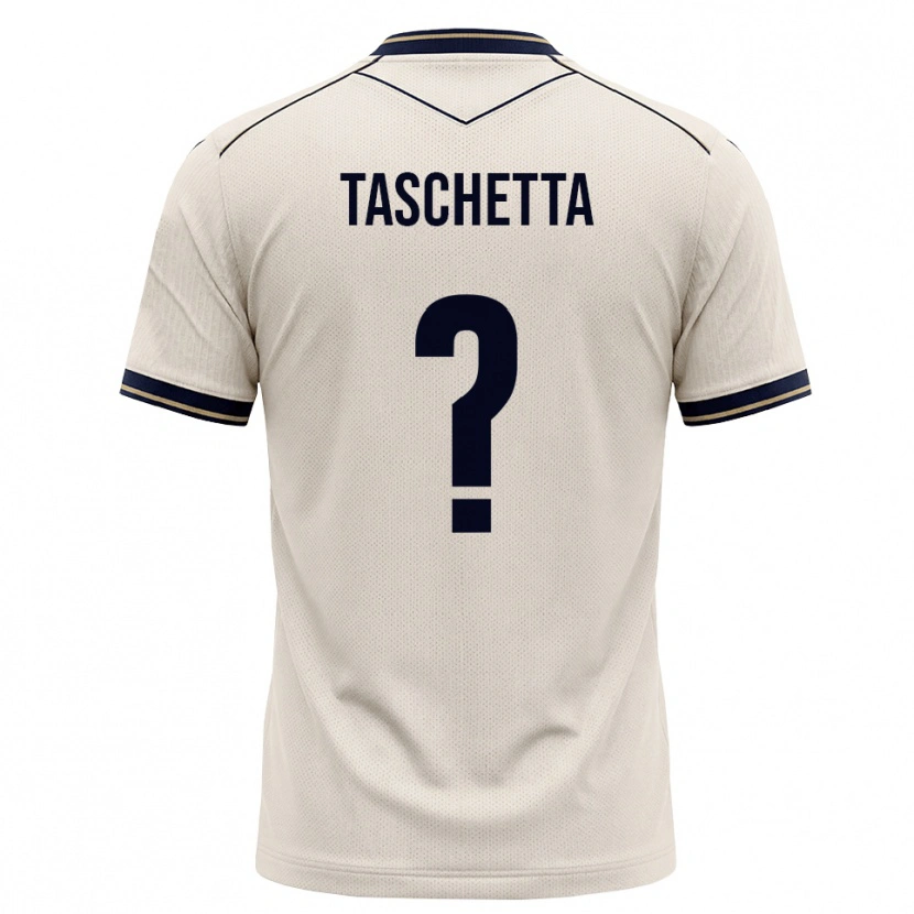 Danxen Mujer Camiseta Vincenzo Taschetta #0 Blanco Roto Azul Tinta 2ª Equipación 2026/27 La Camisa