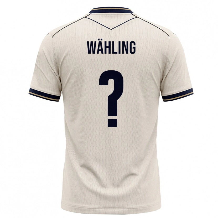 Danxen Mujer Camiseta Jamie Wähling #0 Blanco Roto Azul Tinta 2ª Equipación 2026/27 La Camisa