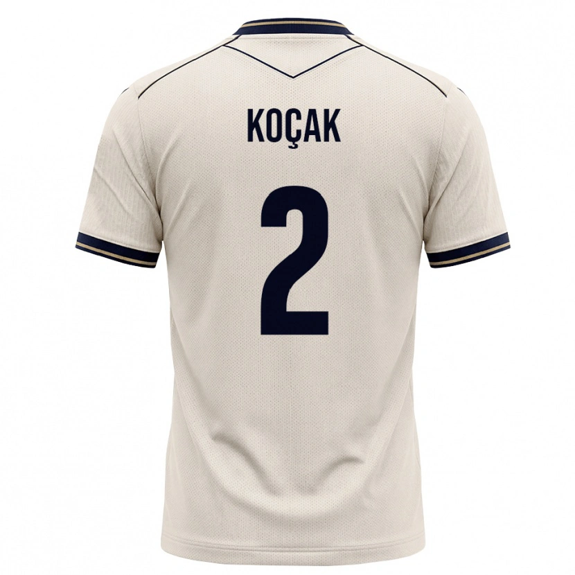Danxen Mujer Camiseta Ensar Koçak #2 Blanco Roto Azul Tinta 2ª Equipación 2026/27 La Camisa