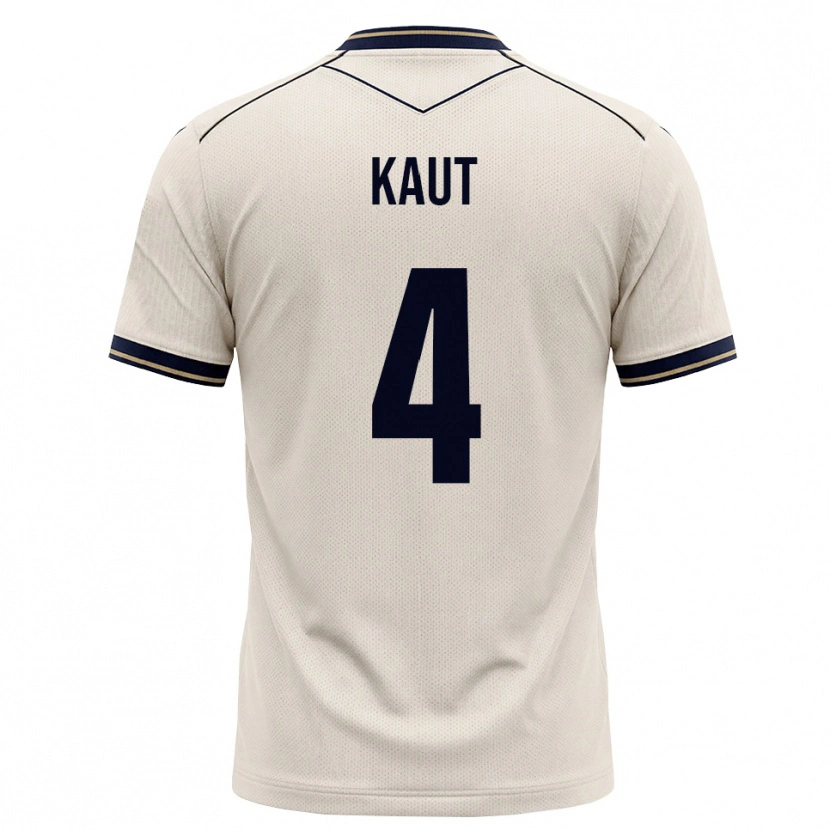 Danxen Mujer Camiseta Lisann Kaut #4 Blanco Roto Azul Tinta 2ª Equipación 2026/27 La Camisa