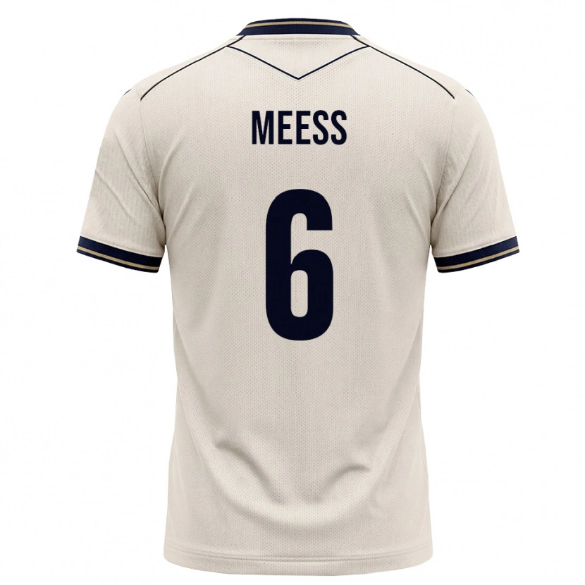 Danxen Mujer Camiseta Jakob Meeß #6 Blanco Roto Azul Tinta 2ª Equipación 2026/27 La Camisa
