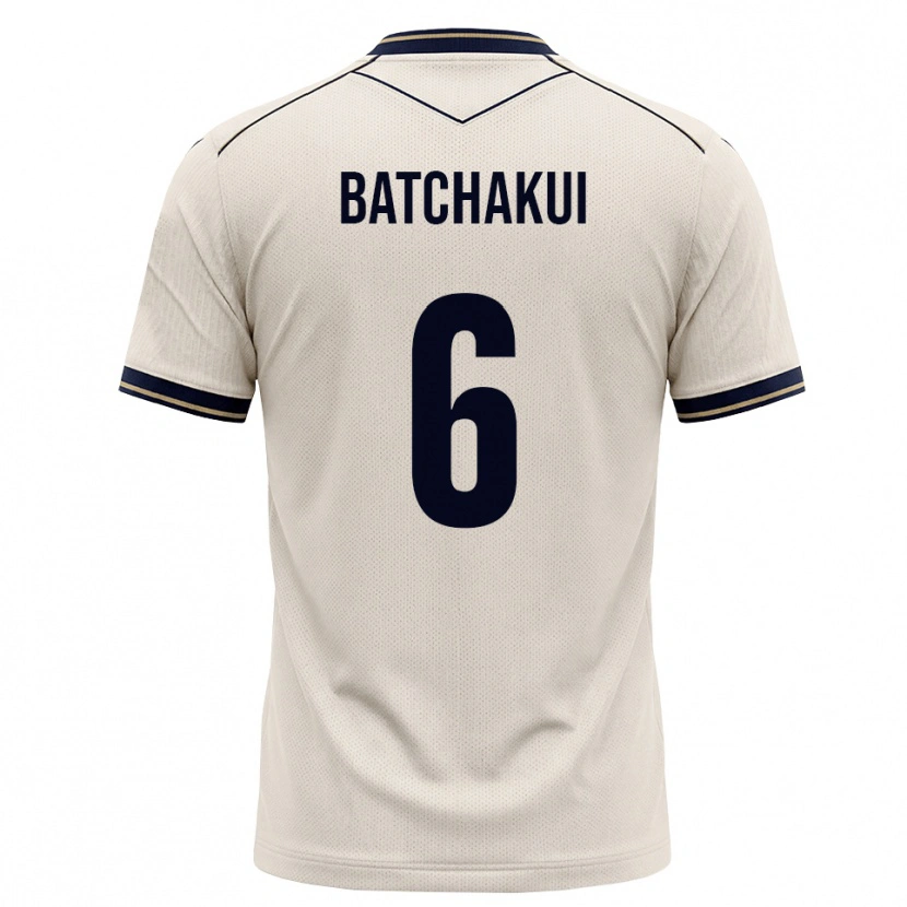 Danxen Mujer Camiseta Kylian Batchakui #6 Blanco Roto Azul Tinta 2ª Equipación 2026/27 La Camisa