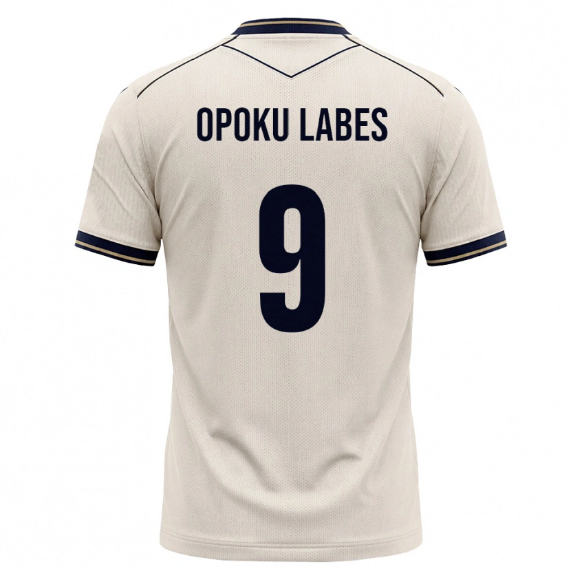 Danxen Mujer Camiseta Ben Opoku Labes #9 Blanco Roto Azul Tinta 2ª Equipación 2026/27 La Camisa